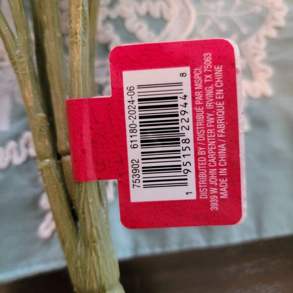 Ashland Deluxe Icy Holly Bush W/ Red Berries Christmas Décor Faux Greenery - Picture 3 of 3